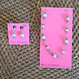 NECKLACE AND EARRINGS